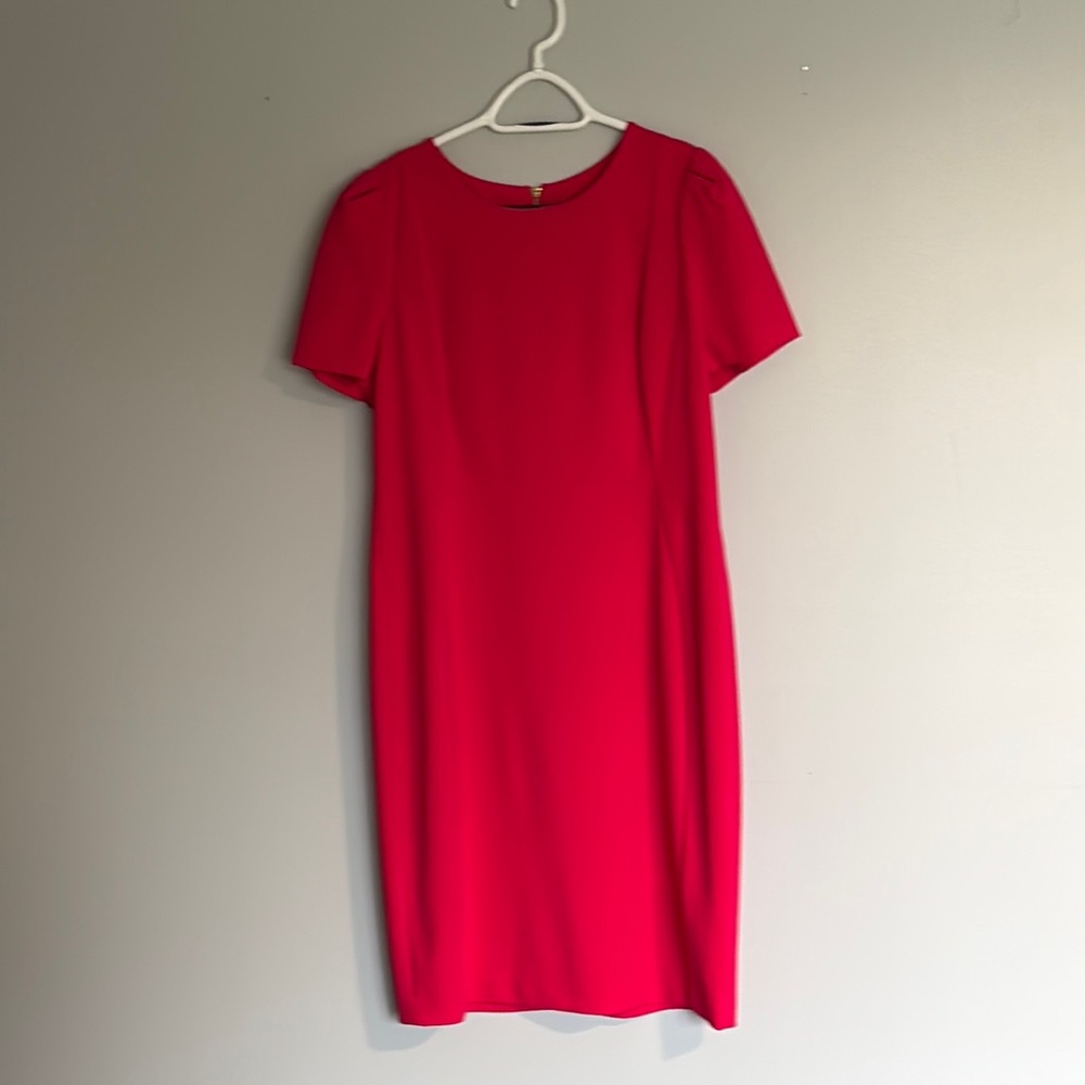 Calvin Klein Red Midi Dress